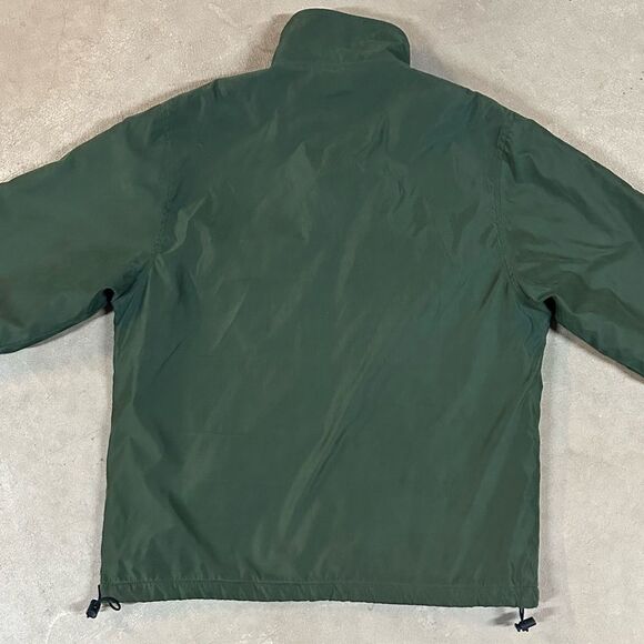 Chaps Ralph Lauren Mens Size Medium Jacket Dark Green Fleece Lined - Picture 3 of 10